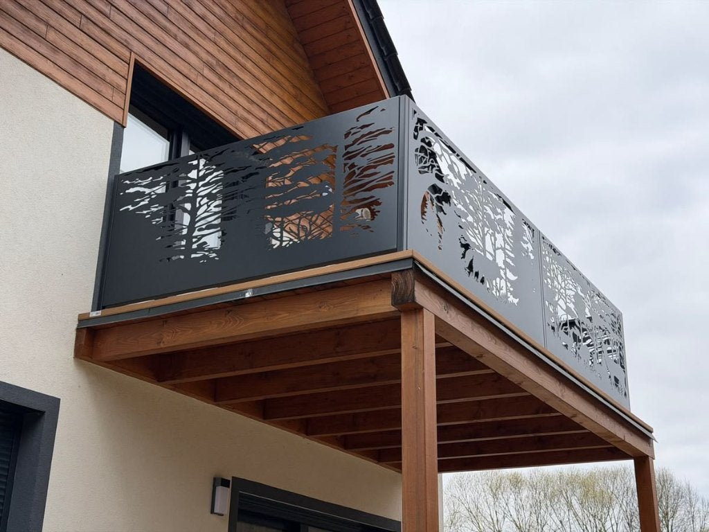 Moderne panelen –CNC balustrades inrijpoorten– omheiningen, 1 tot 2 meter, Minder dan 3 meter, Ophalen of Verzenden, Nieuw