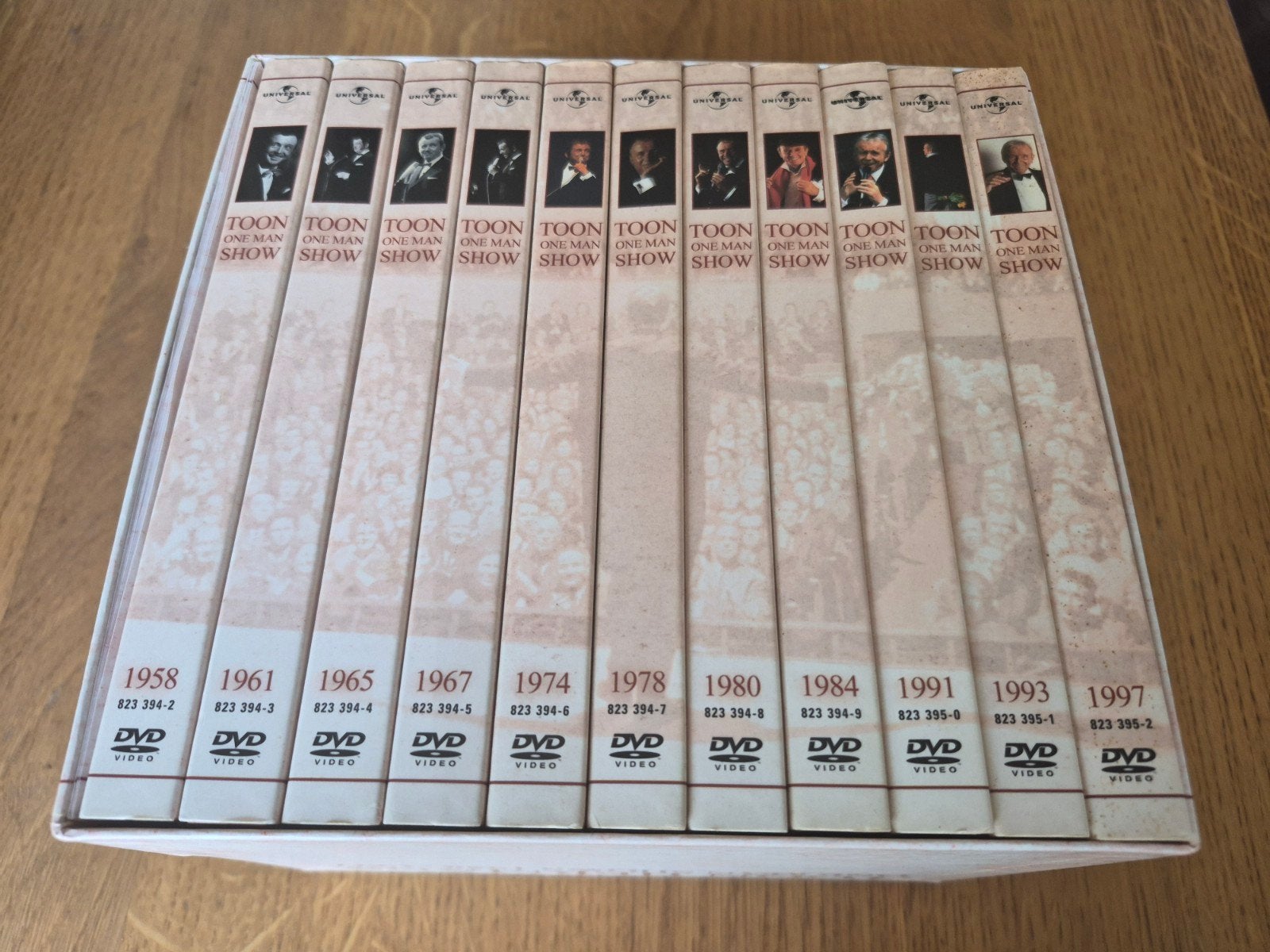 Toon Hermans One Man Shows 1958-1997 DVD Boxset, Inclusief doosje, Alle leeftijden, Toon Hermans, Zo goed als nieuw