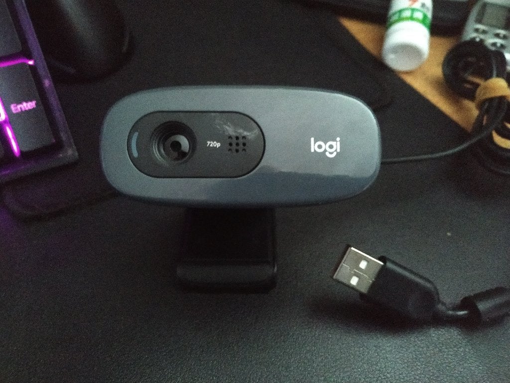 Logitech C270 HD-webcam, Computers en Software, Gebruikt, Logitech, Ophalen of Verzenden, Microfoon