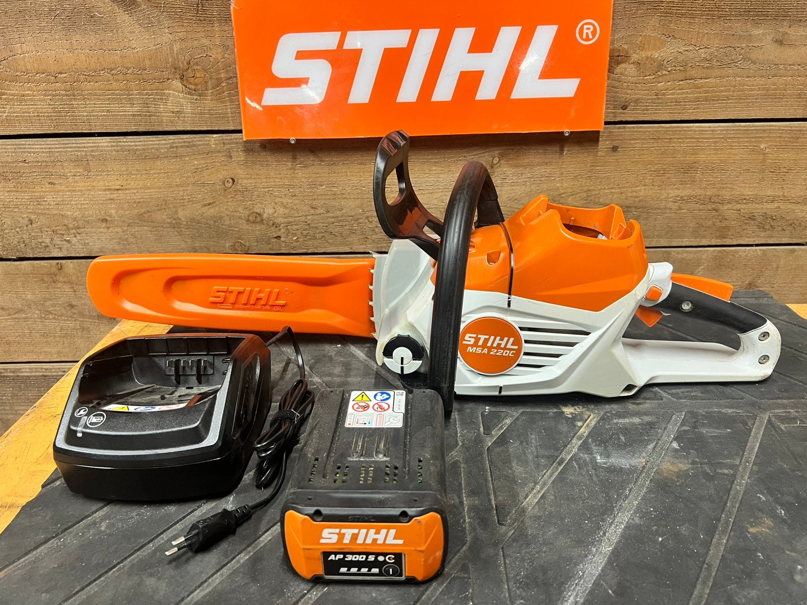 Stihl MSA220C  Complete set video op mijn Instagram, Ophalen, Gebruikt, Al101, Msa220C