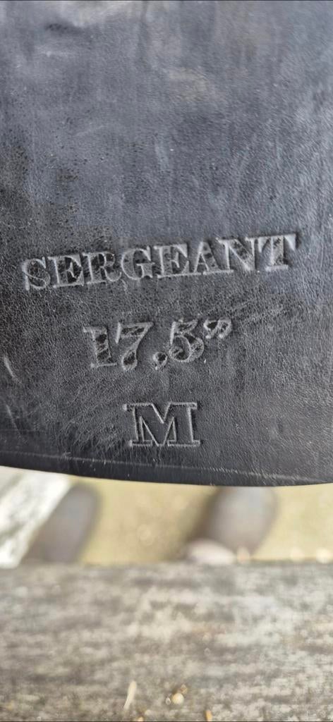 Paarden zadel sergeant., Ophalen, Gebruikt