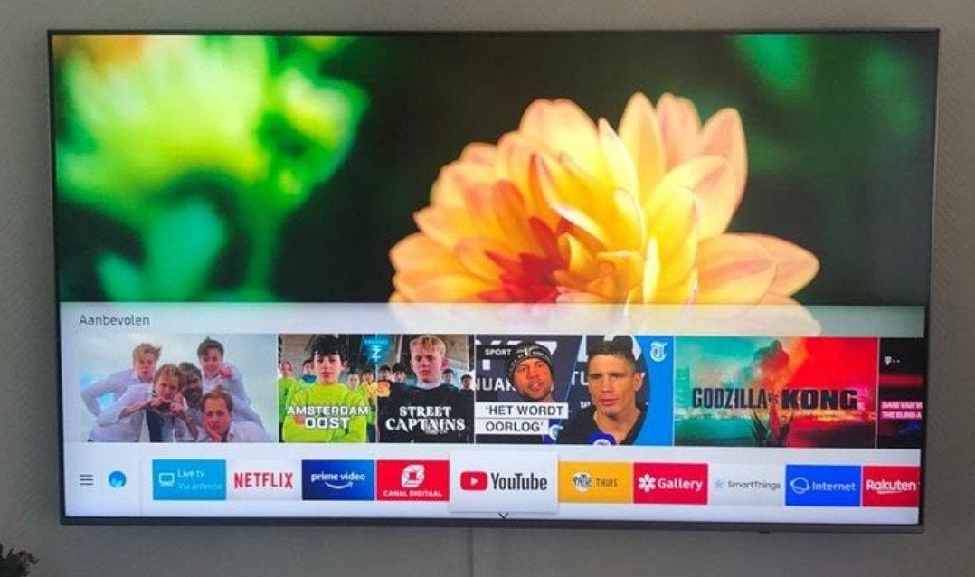 4k Samsung smart tv 55 inch 100hz winkelprijs 1500,-, Ophalen of Verzenden, Zo goed als nieuw, 100 cm of meer, Samsung