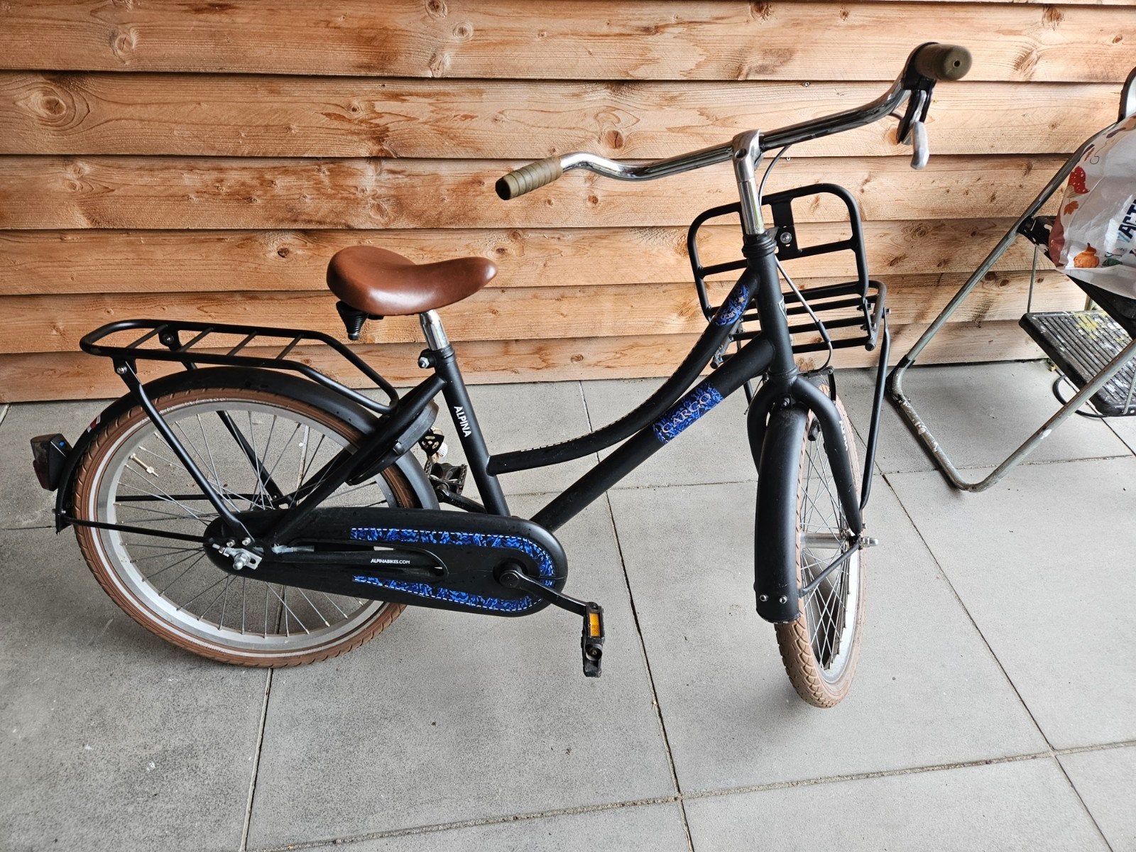 Alpine cargo transportfiets, Fietsen en Brommers, Fietsen | Meisjes, Ophalen, Gebruikt, Handrem, Alpina Cargo