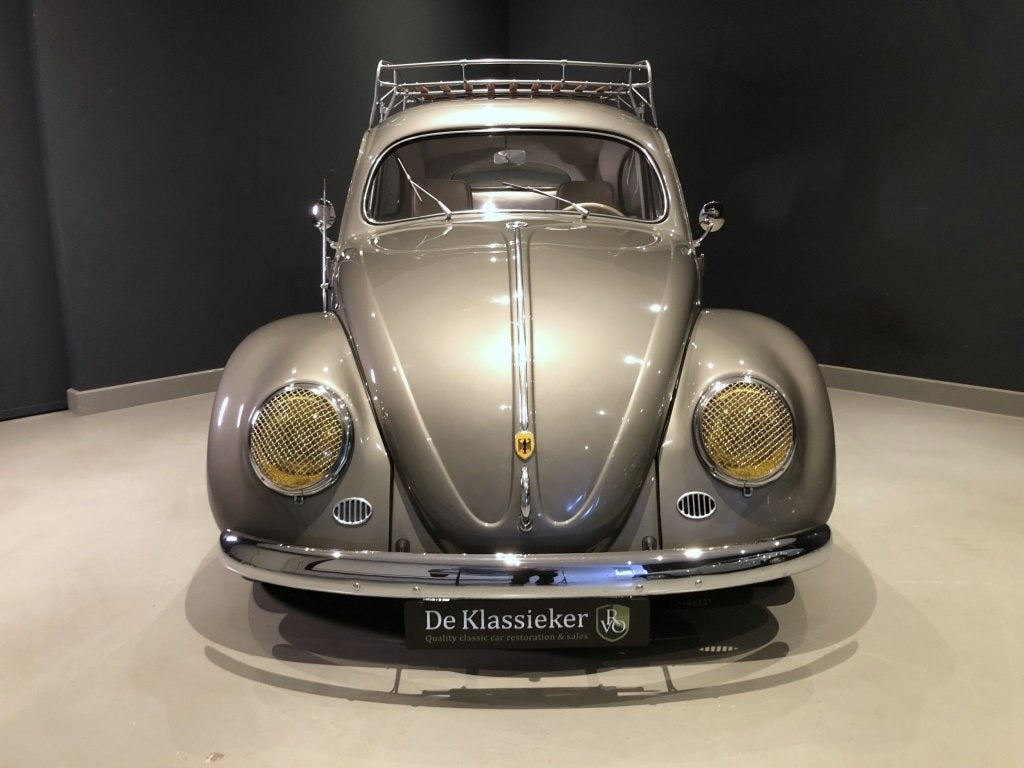 Volkswagen Kever Ovaal uit 1953 Ovaal (bj 1956), Auto's, Origineel Nederlands, Handgeschakeld, Sedan, Zilver of Grijs