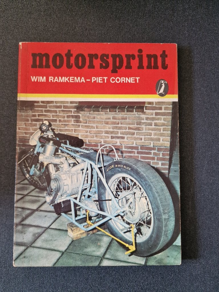 Motorsprint Boek - Wim Ramkema & Piet Cornet, Boeken, Ophalen, Gelezen, Algemeen