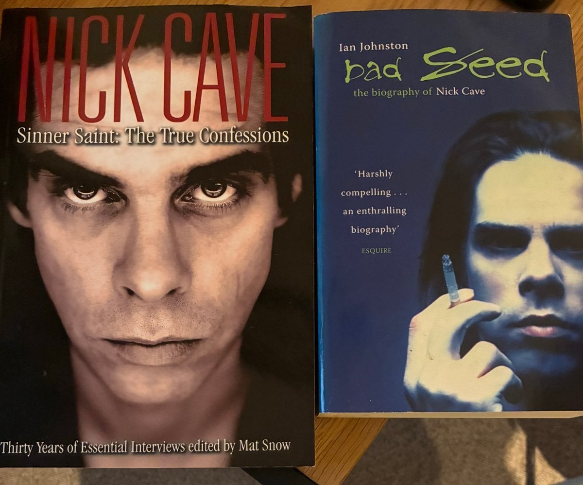 Nick cave boeken (Bad Seed & Sinner Saint), Verzenden, Gelezen, Artiest