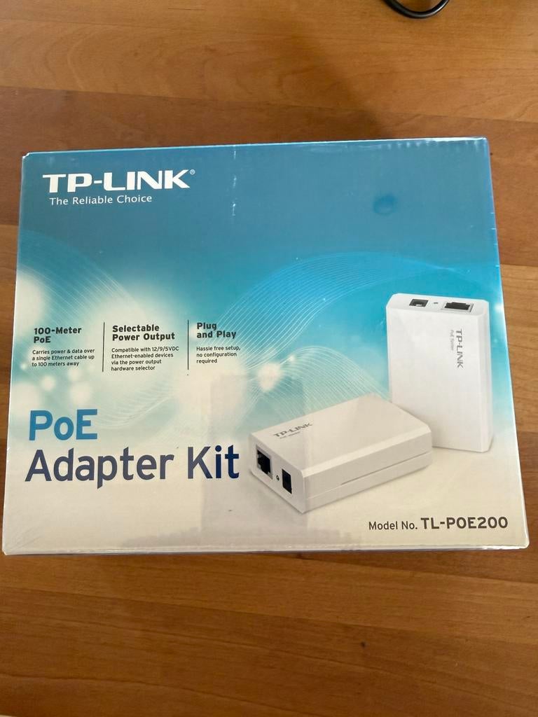 TP-Link TL-POE200 in dichte doos, Ophalen of Verzenden, Nieuw