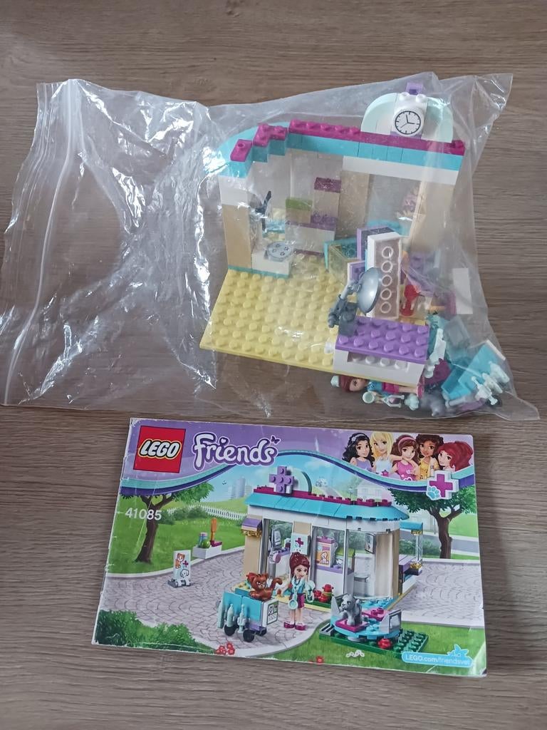 Lego Friends 41085 Dierenkliniek - Mist paar onderdelen, Gebruikt, Lego, Friends, Ophalen of Verzenden
