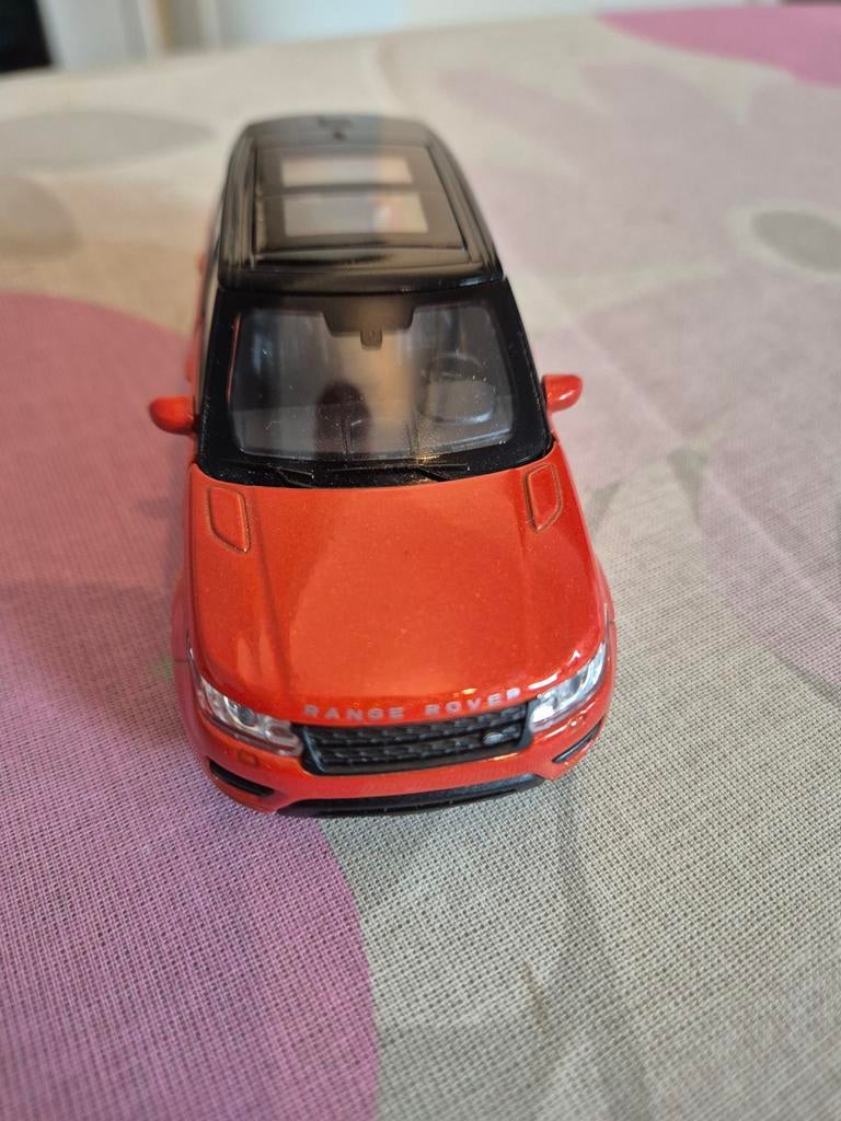 Welly Oranje Range Rover Evoque modelauto, Ophalen of Verzenden, Zo goed als nieuw, Auto, Overige merken