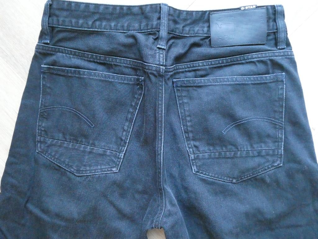 Zwarte Gstar A-Staq Tapered spijkerbroek maat 33 of 34- 34, Kleding | Heren, Spijkerbroeken en Jeans, Verzenden, Zwart, Zo goed als nieuw