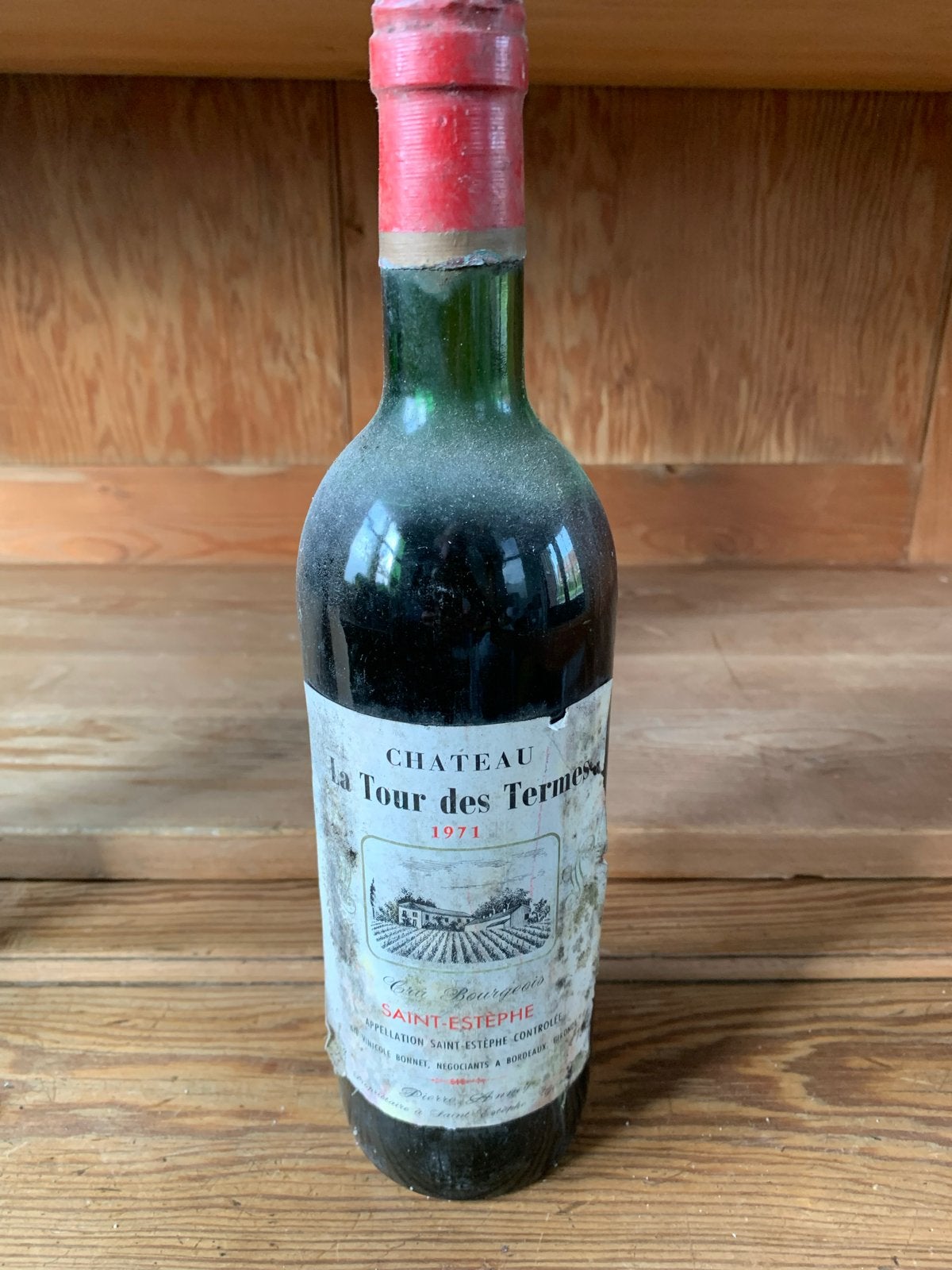 Château La Tour des Termes Saint-Estèphe 1971, Ophalen, Gebruikt, Frankrijk, Rode wijn
