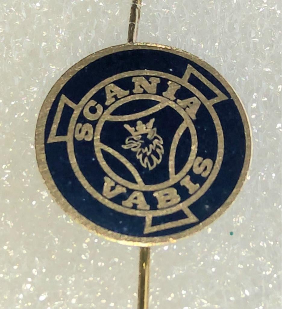 Vintage Scania Vabis Speldje - Klassiek Transport, Ophalen of Verzenden, Gebruikt, Transport, Speldje of Pin