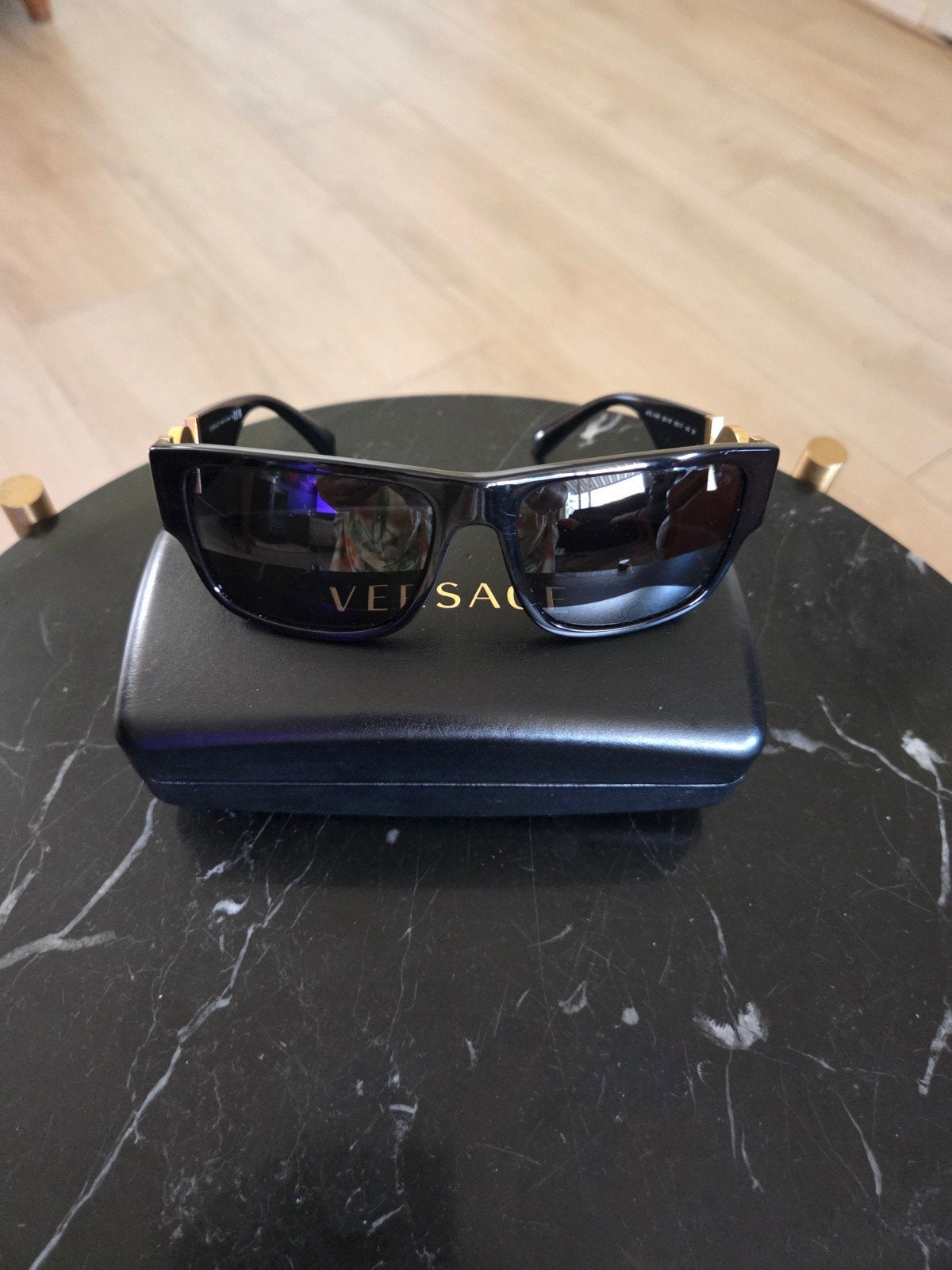 Versace zonnebril, Zonnebril, Zwart, Gianni Versace, Ophalen of Verzenden