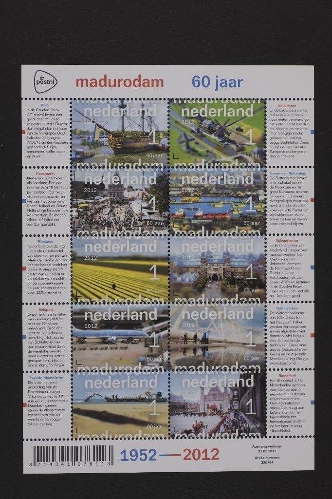 2012, Postzegels en Munten, Ophalen of Verzenden, Postfris