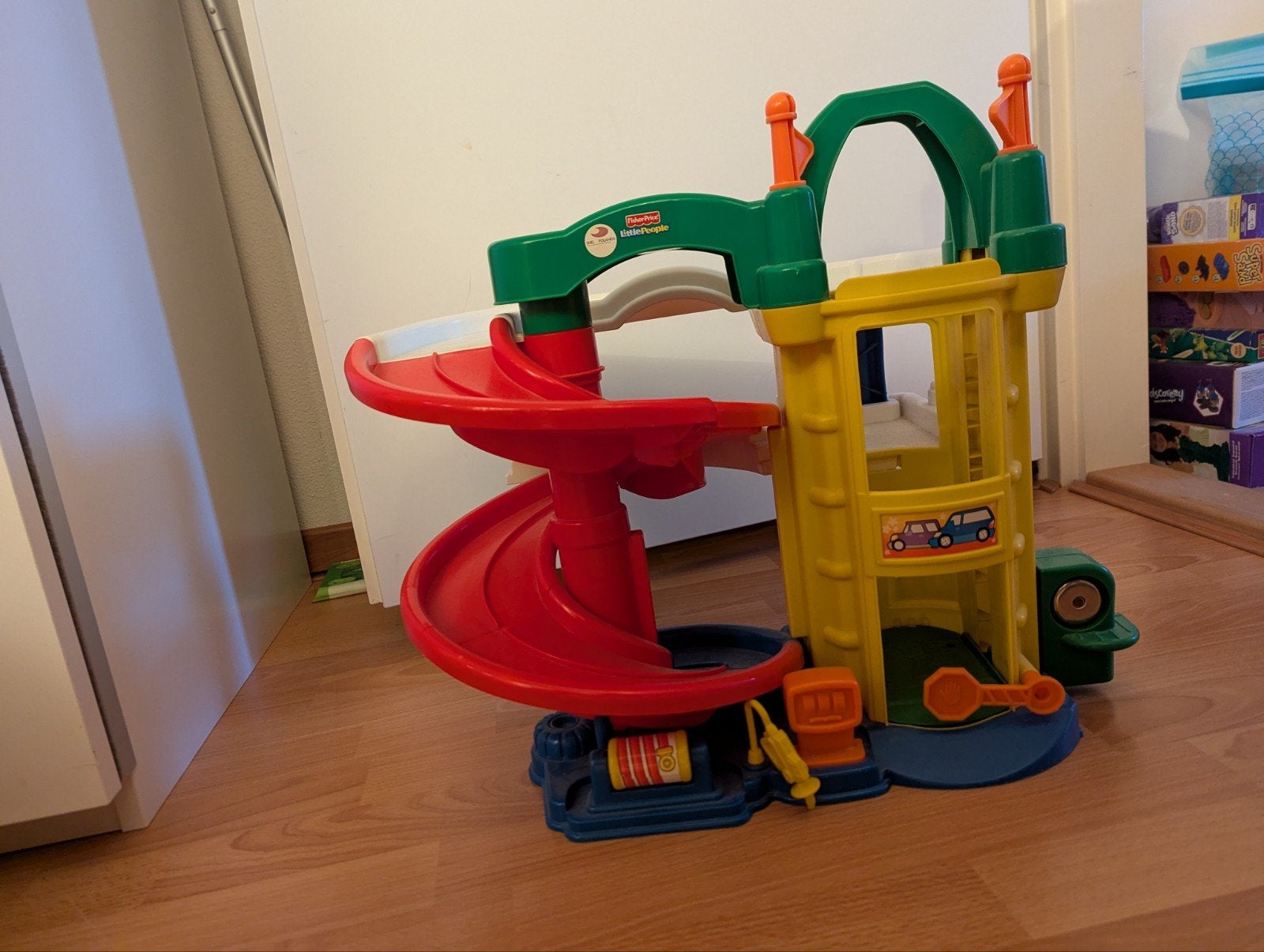 Speelgarage, Ophalen, Gebruikt, Speelset