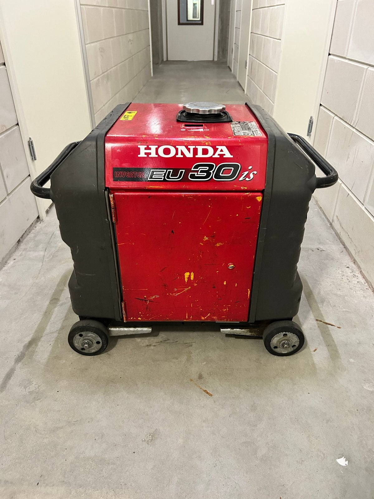 Honda EU30is Inverter Aggregaat, Doe-het-zelf en Verbouw, Aggregaten, Ophalen, Gebruikt, Elektrisch startend, Benzine
