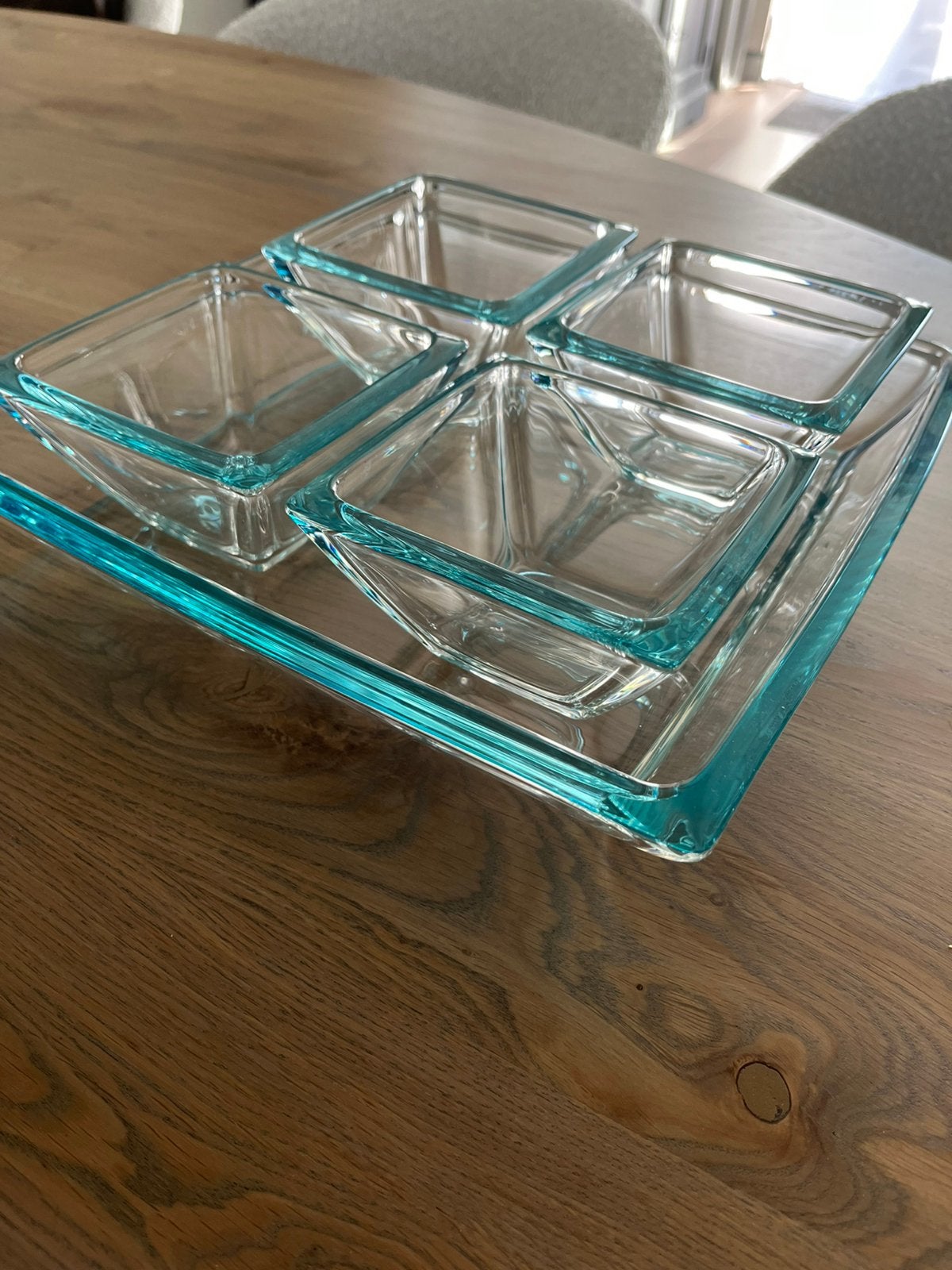 Leonardo glaswerk, Ophalen, Zo goed als nieuw, Vierkant, Glas