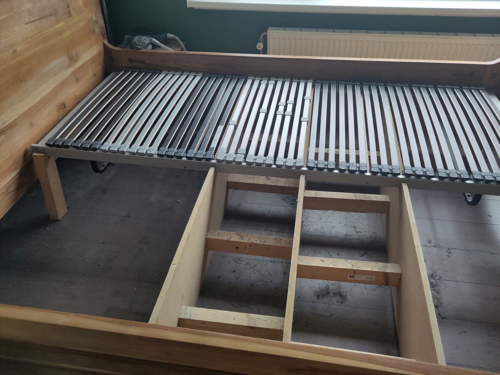 1 bedbodem (90×220), Huis en Inrichting, Slaapkamer | Matrassen en Bedbodems, Ophalen, Gebruikt, 90 cm, Eenpersoons