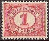 Nederland NVPH nr 51 postfris Cijfer 1899, Ophalen of Verzenden, T/m 1940, Postfris