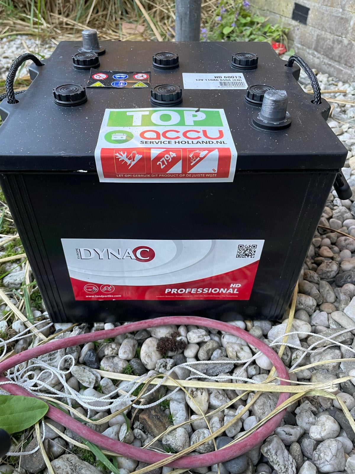 DYNAC Professional HD Accu 12V 110Ah, Auto-onderdelen, Accu's en Toebehoren, Ophalen, Nieuw, Universele onderdelen