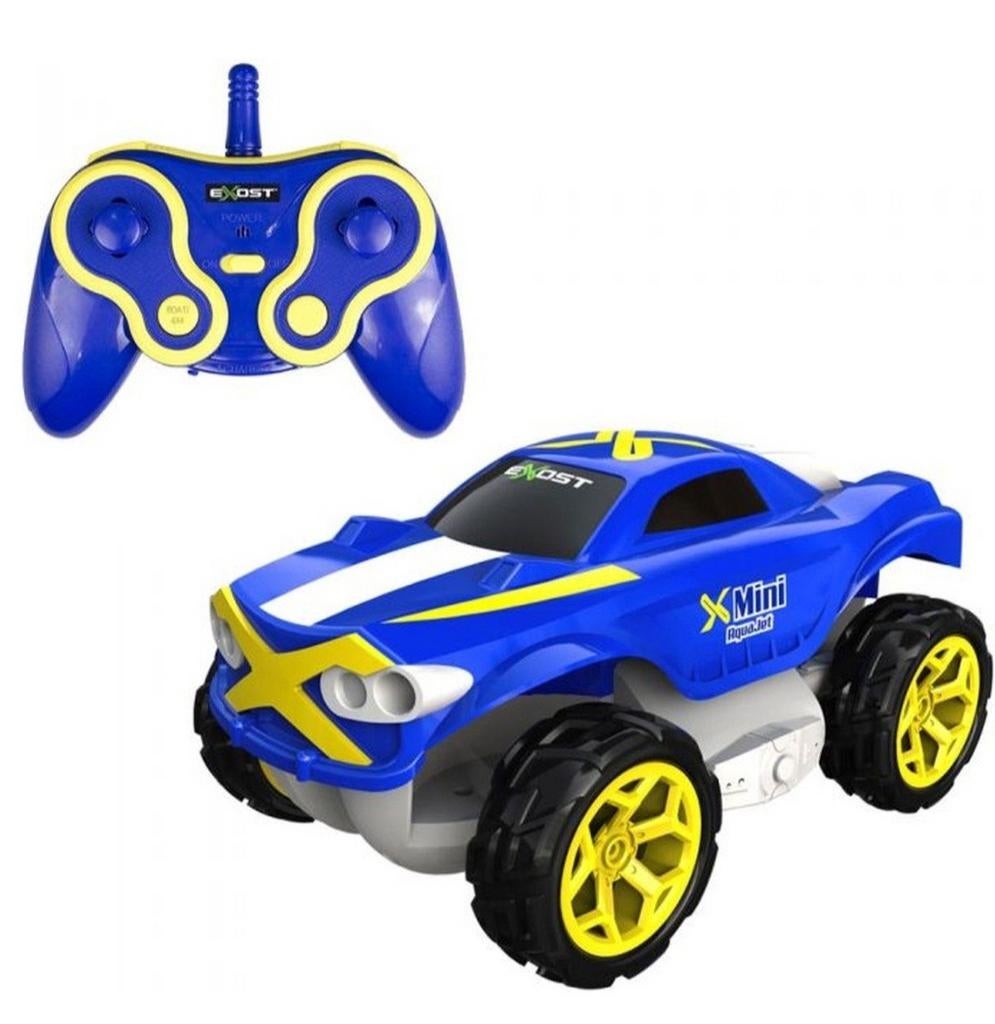 Exost X-Mini AquaJet RC Auto - Blauw, Ophalen of Verzenden, Gebruikt, Afstandsbediening