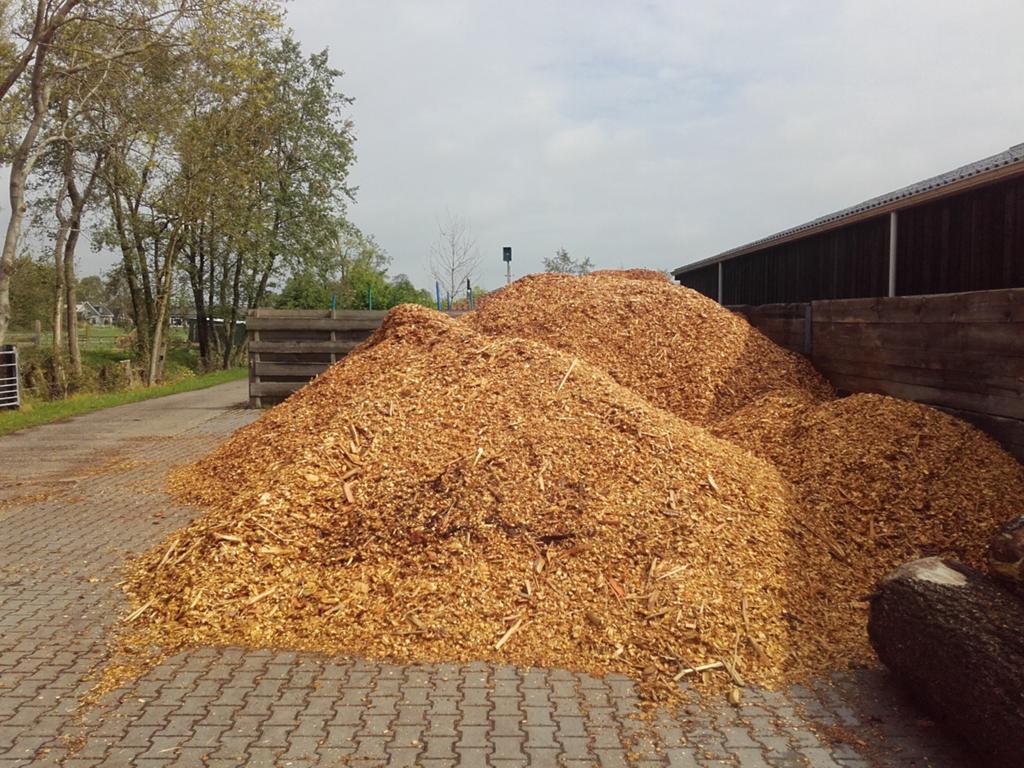 Lariks Douglas houtsnippers, Tuin en Terras, Haardhout, 6 m³ of meer, Ophalen of Verzenden, Overige houtsoorten, Takken