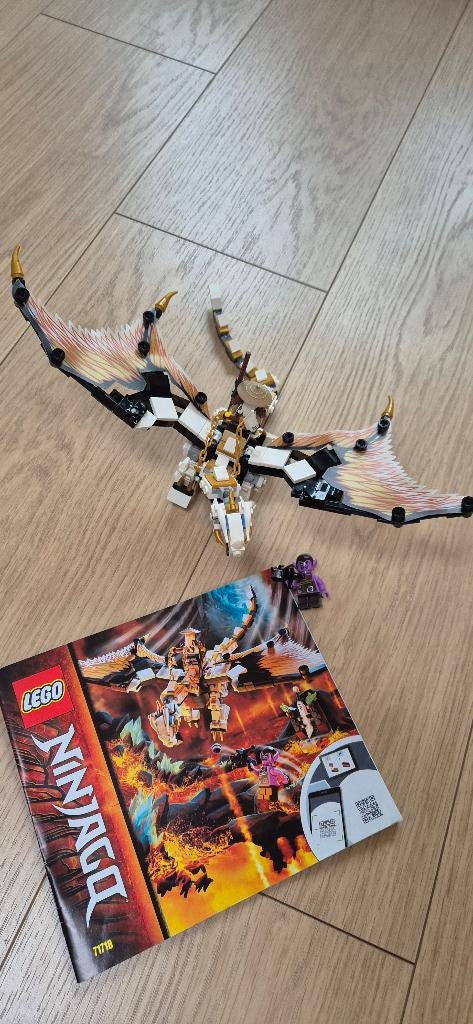71718 Ninjago Wu’s Gevechtsdraak, Lego, Ophalen of Verzenden, Compleet, Zo goed als nieuw