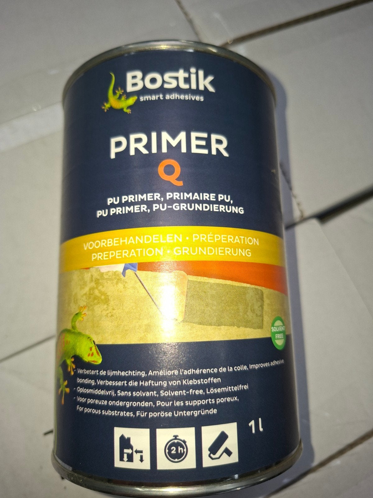 Bostik Primer Q - 1 liter PU primer voor hechting, Ophalen, Overige kleuren, Nieuw, Verf