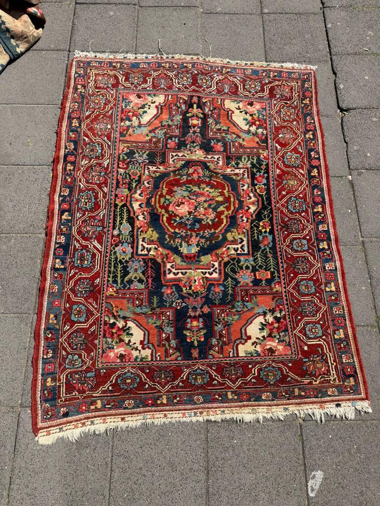 Uniek volledig Perzische Bakhtiyar tapijt – 200 x 146 cm, Wol, Ophalen of Verzenden, Zo goed als nieuw, NA