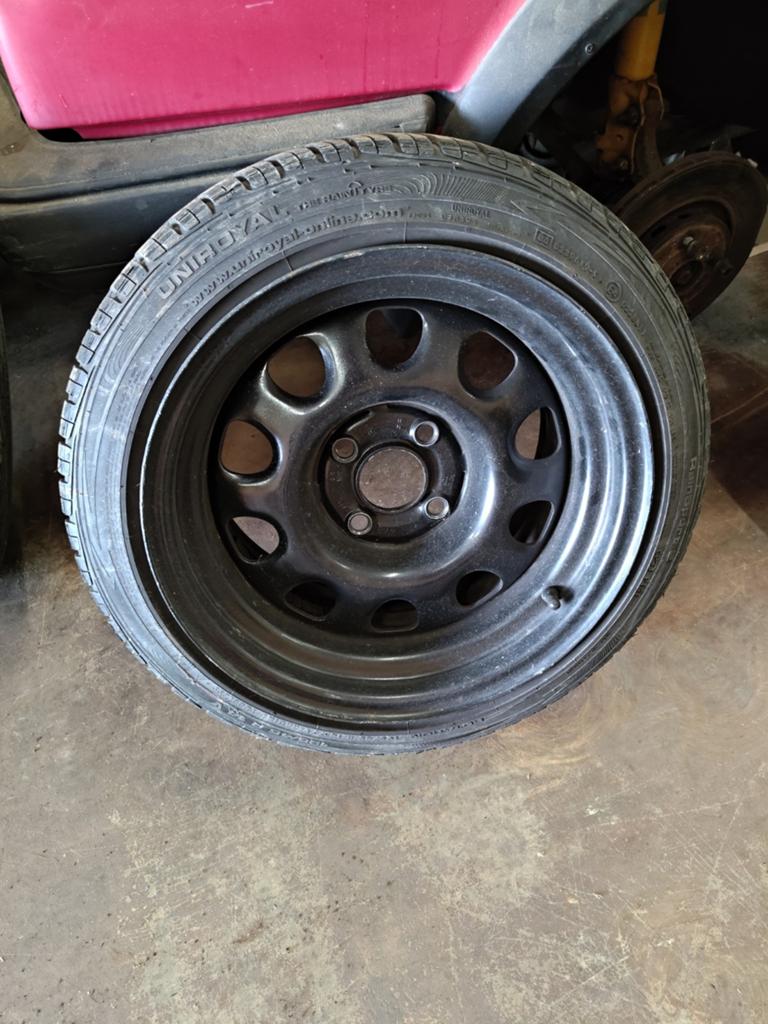 4x100 14 inch 8j et 45 verbreedstaal, Auto-onderdelen, Ophalen of Verzenden