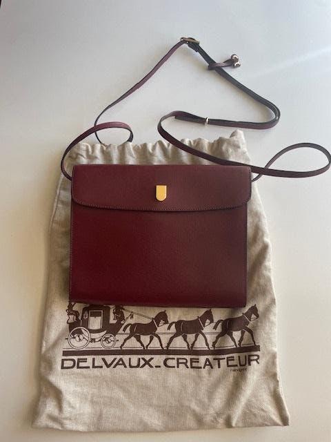 DELVAUX VINTAGE CROSSBODY/ SCHOUDERTAS, Ophalen, Zo goed als nieuw, Leer