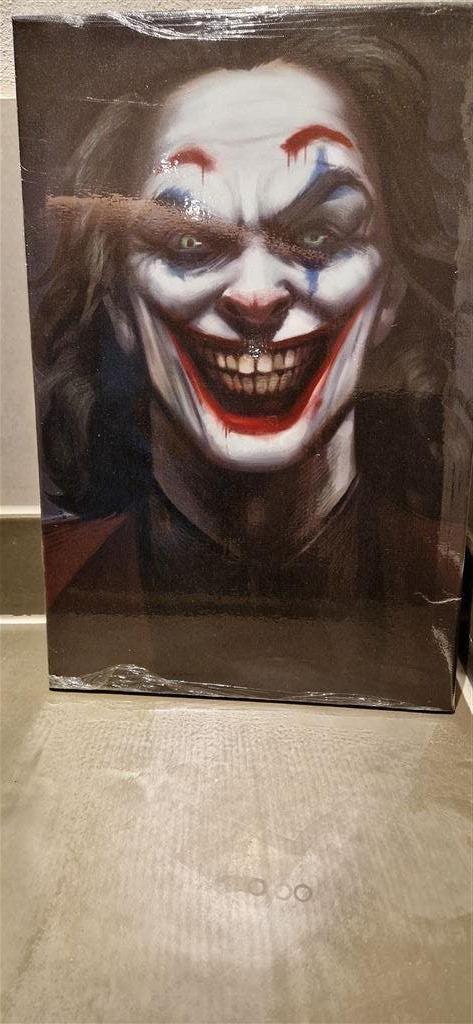 Joker schilderij [45cm hoog/35cm breed], Minder dan 50 cm, Nieuw, Ophalen of Verzenden, Schilderij