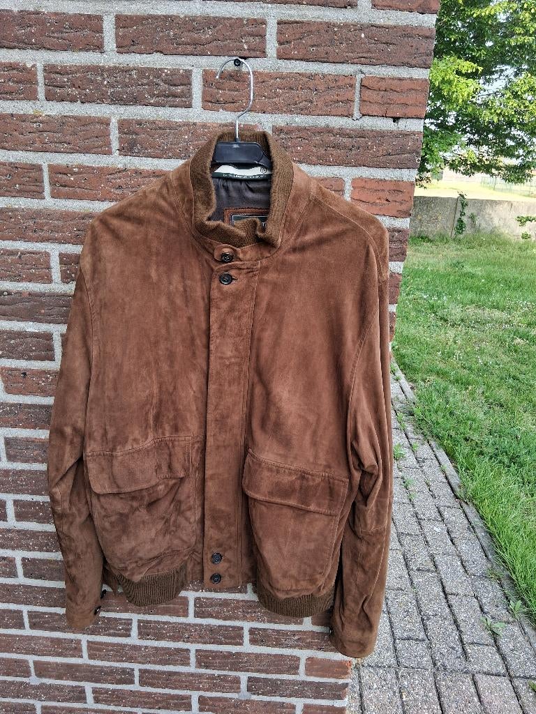 Heren leer jas Wellington Of Bilmore Mt50, Bruin, Maat 48/50 (M), Ophalen of Verzenden, Wellington Of Bilmore