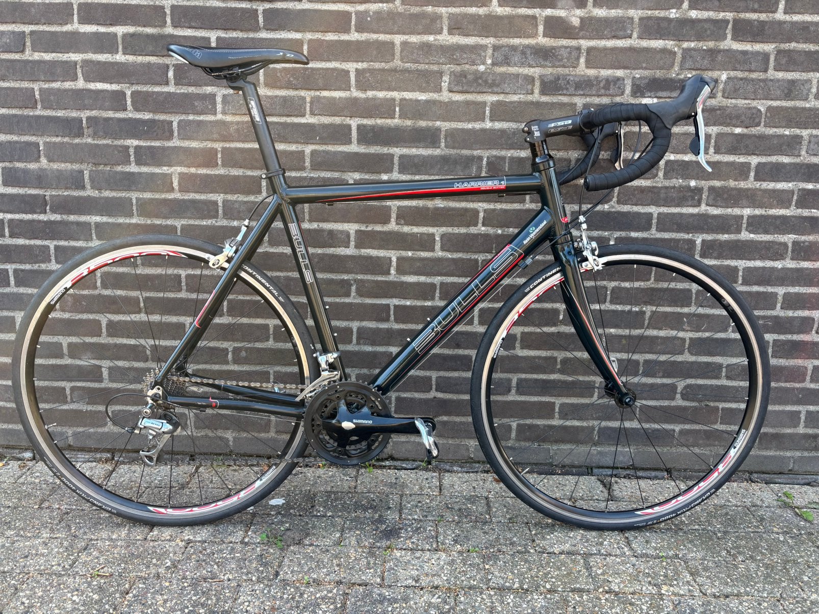 Bulls Harrier 1 racefiets - shimano 105 - 56/57 cm, Fietsen en Brommers, 28 inch, Aluminium, Zo goed als nieuw, Meer dan 20 versnellingen