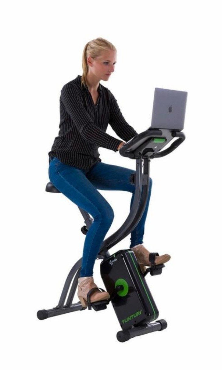 Tunturi cardiofit bike  hometrainer, Ophalen, Zo goed als nieuw, Hometrainer