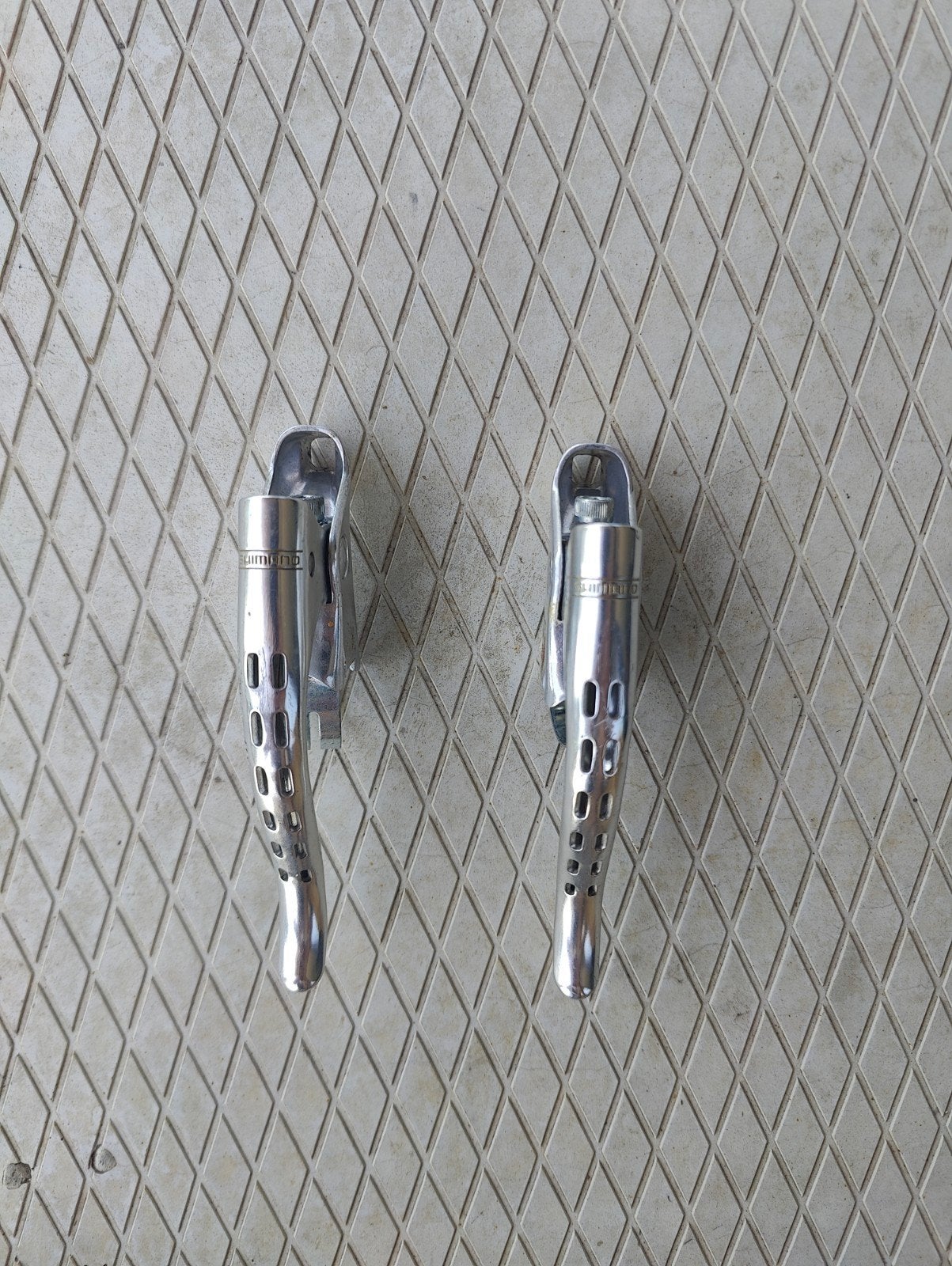 Shimano Golden Arrow remgrepen jaren '80 (zonder hoods), Ophalen of Verzenden