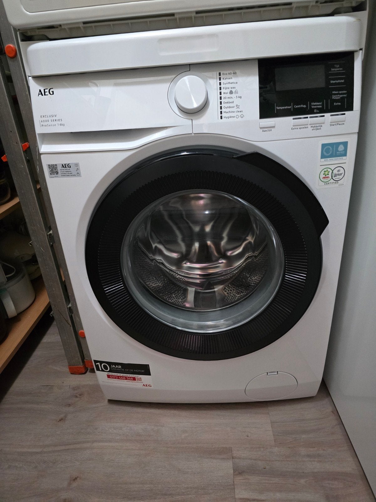 AEG Exclusiv 6000 Series ProSense Wasmachine 1-8 kg, Witgoed en Apparatuur, Wasmachines, 6 tot 8 kg, Ophalen, Zo goed als nieuw