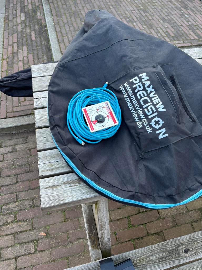 Camping - Maxview precission schotel, Ophalen, Zo goed als nieuw