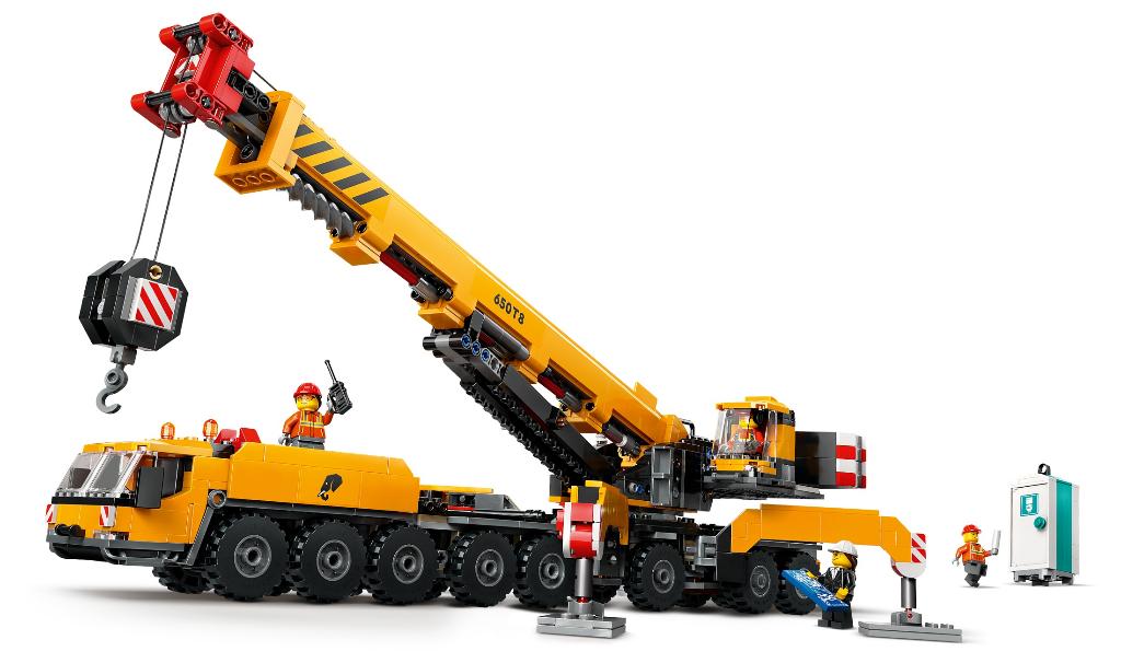 LEGO City 60409 Gele Mobiele BouwKraan 1116 delig, Ophalen of Verzenden, Nieuw, Complete set, Lego