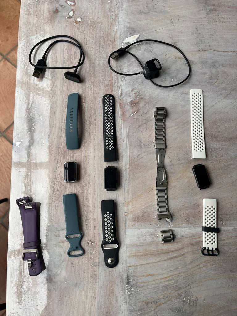 Fitbit’s, bandjes en laders, Ophalen of Verzenden, Gebruikt, Zwart, Android