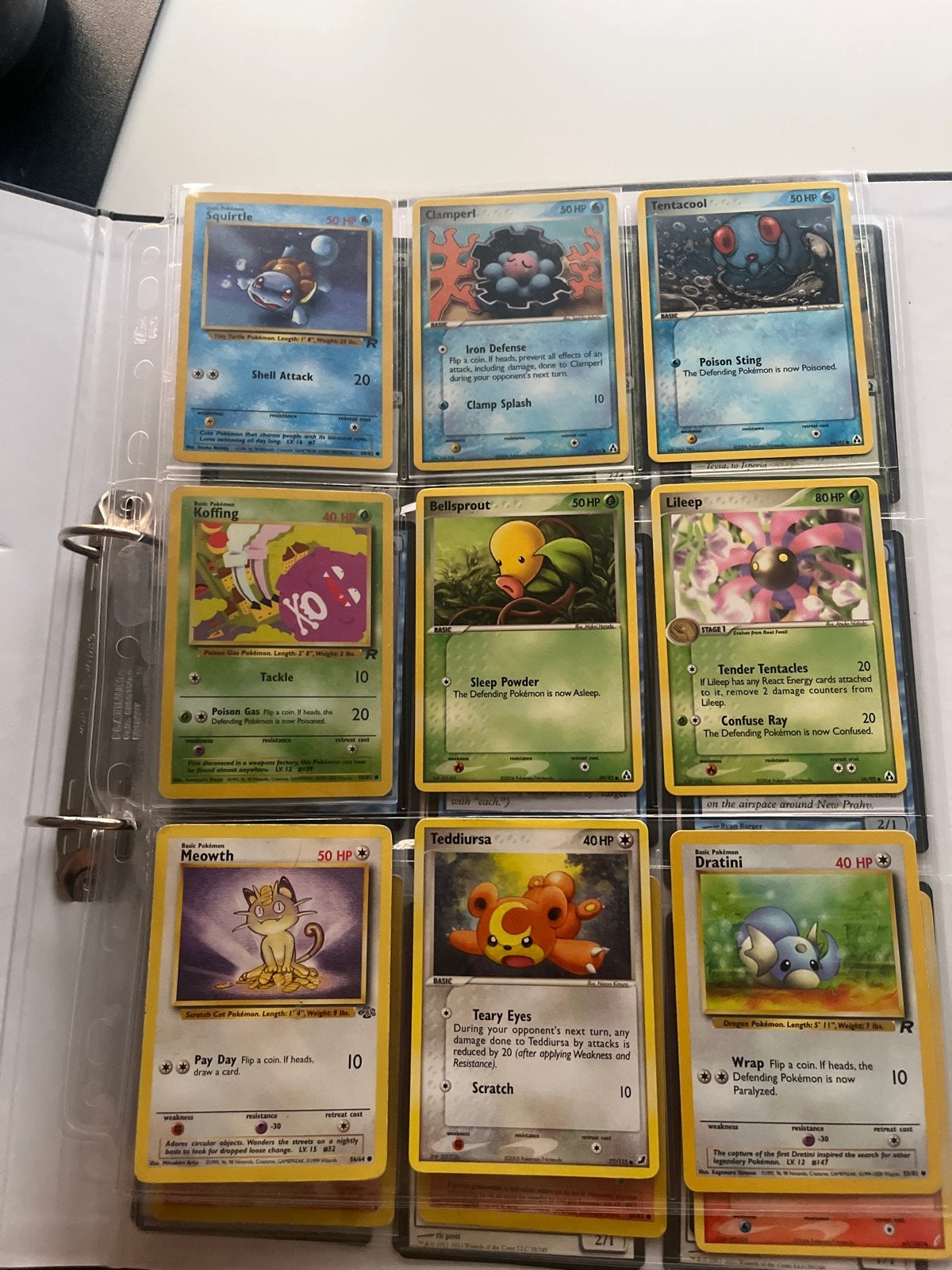Diverse Pokémon kaarten - Squirtle, Charmander, Koffing, Ophalen of Verzenden, Gebruikt, Meerdere kaarten