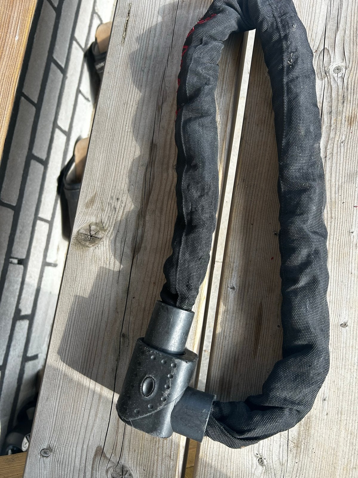 Simson ART-2 Kettingslot - Zwart, 100cm, Fietsen en Brommers, Ophalen of Verzenden, Gebruikt