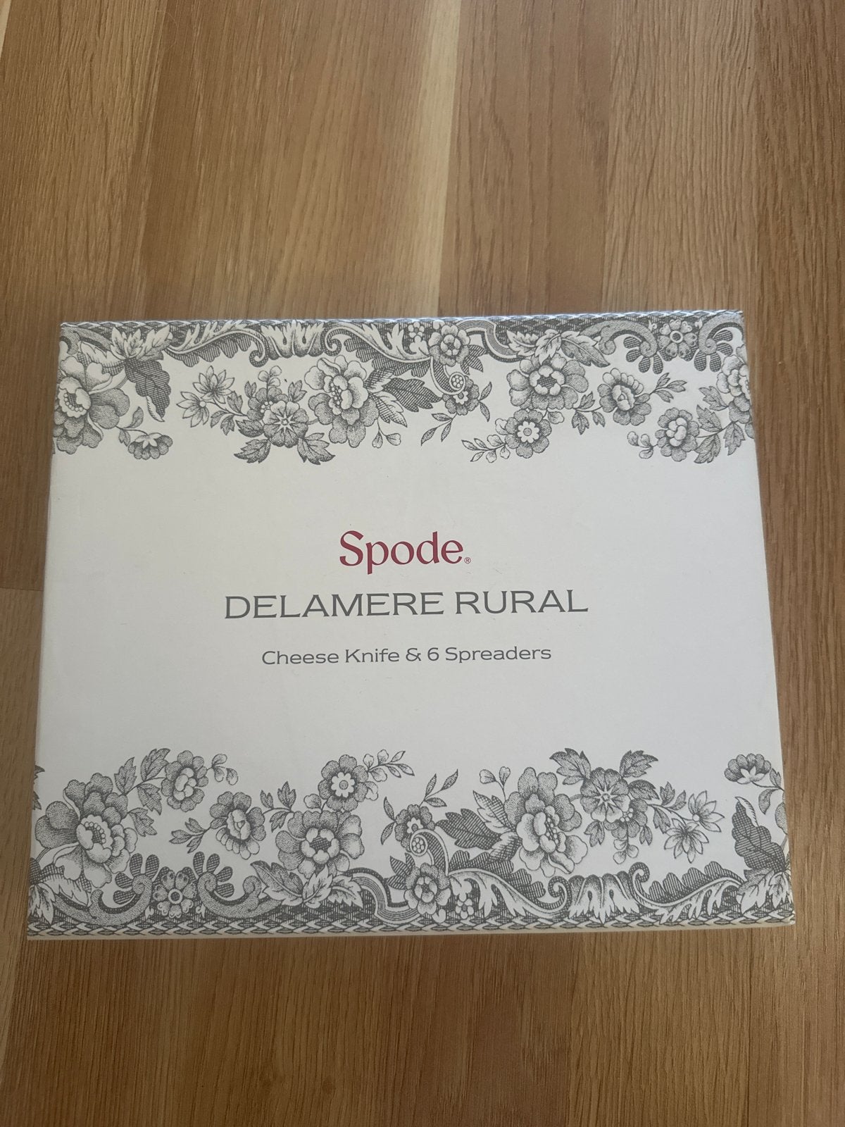 Spode Delamere Rural Kaasmes & Spreader Set - Nieuw, Ophalen of Verzenden, Nieuw, Rvs of Chroom, Bestekset