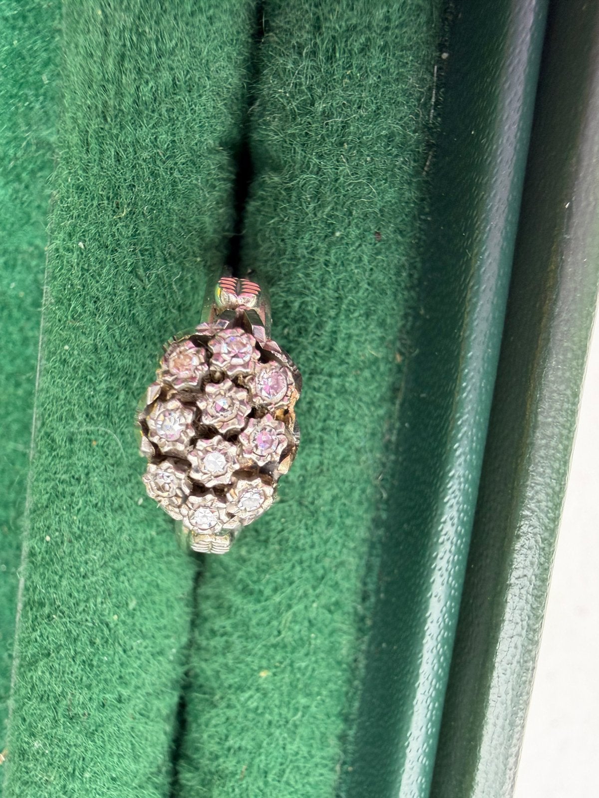 Wit gouden ring met briljanten, Ophalen of Verzenden, Zo goed als nieuw, Wit, Goud
