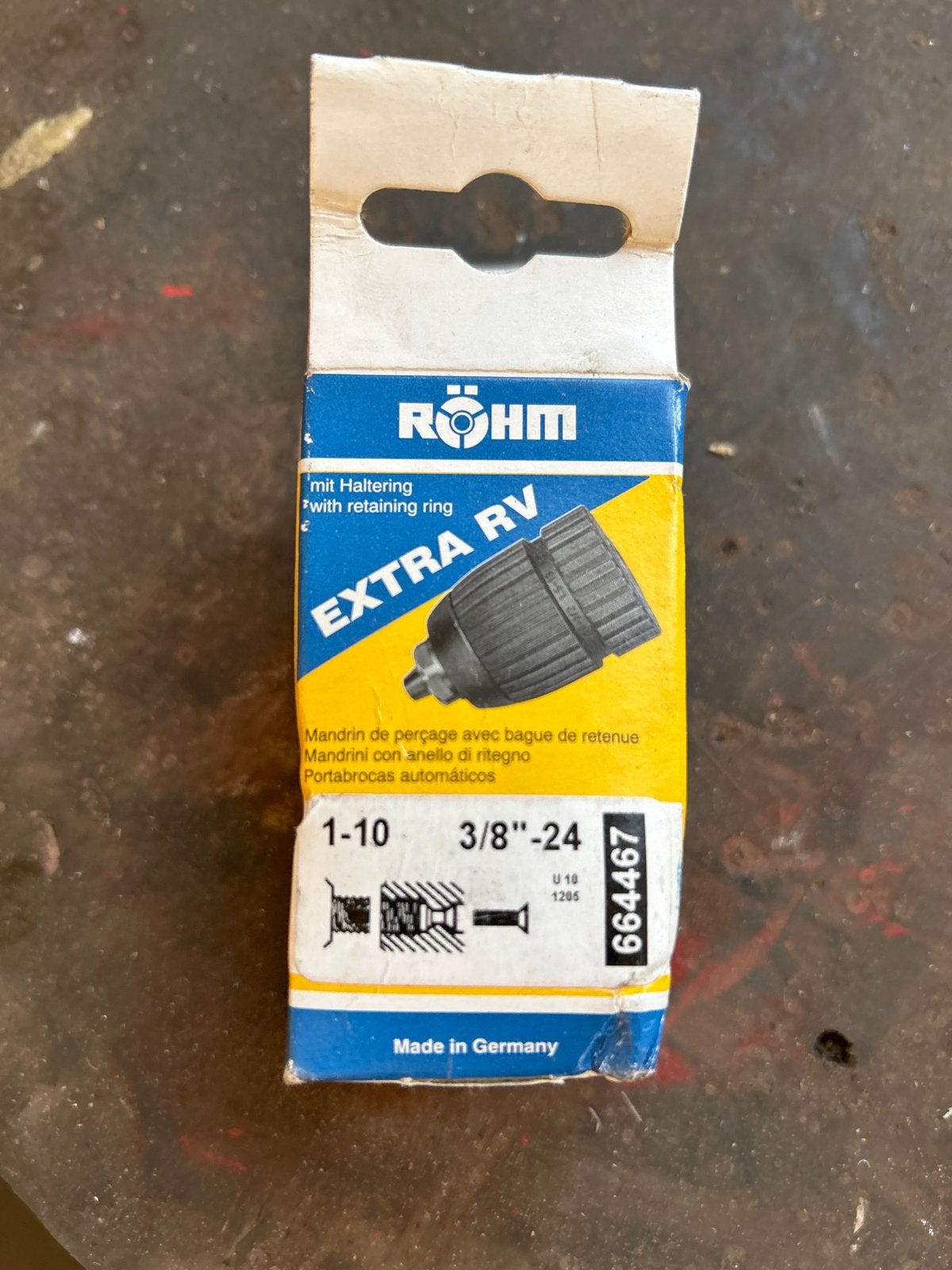 RÖHM EXTRA RV Boorkop met borgring 1-10mm 3/8"-24, Ophalen of Verzenden, Nieuw, Overige typen
