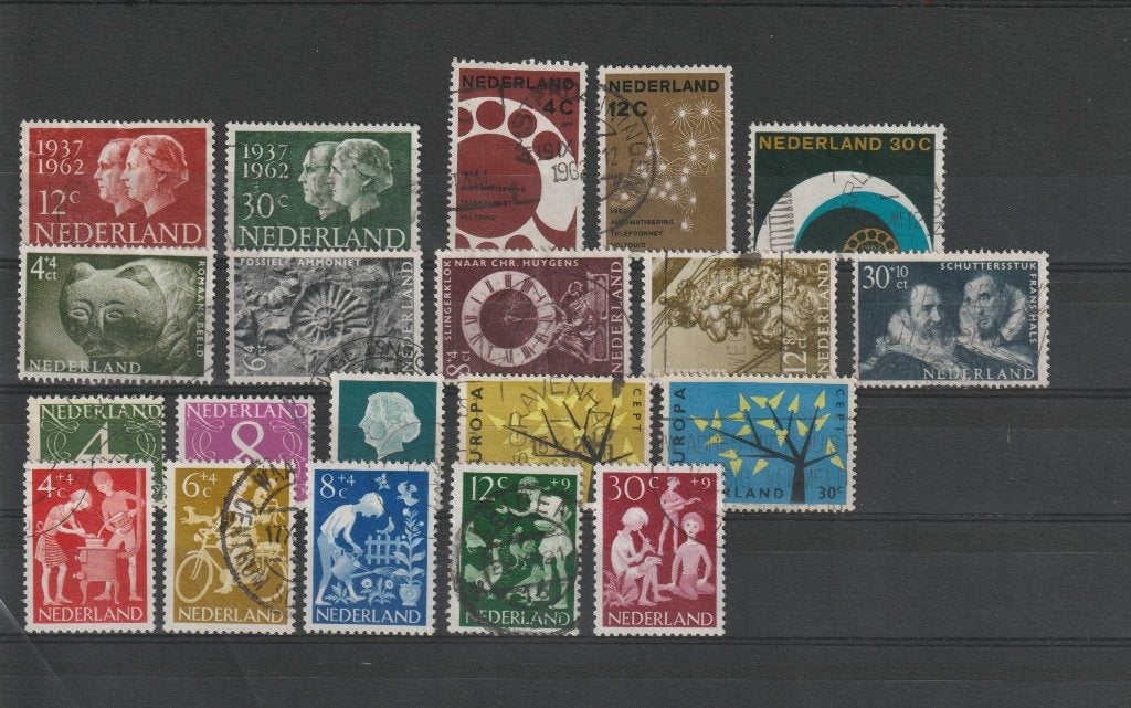 Nederland - jaargang 1962 gestempeld, compleet., Ophalen of Verzenden, Na 1940, Gestempeld