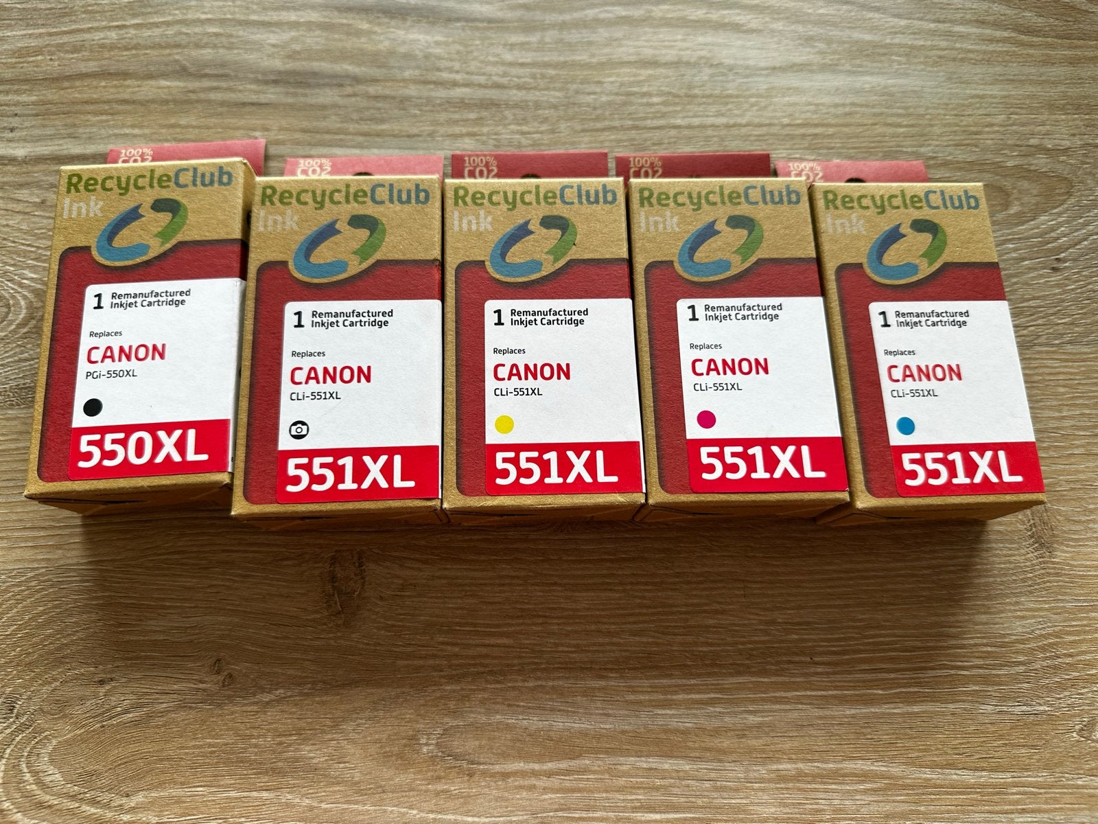 RecycleClub Inkjet Cartridges Canon PGI-550XL CLI-551XL, Recycleclub, Verzenden, Cartridge, Mon Plaisir 89c 4872AM Etten-Leur