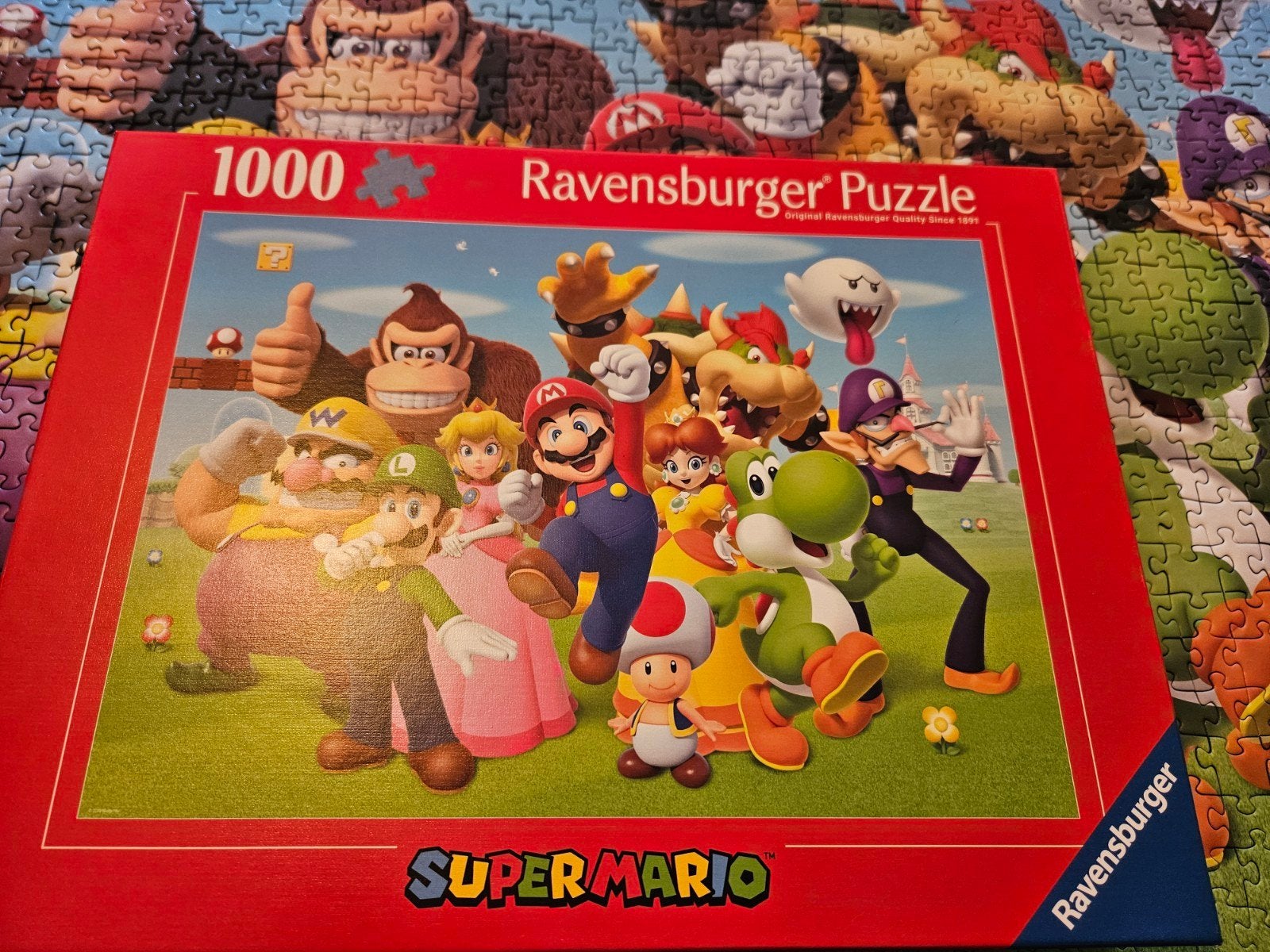 Ravensburger Super Mario 1000 stukjes, Ophalen, 500 t/m 1500 stukjes, Zo goed als nieuw, Legpuzzel