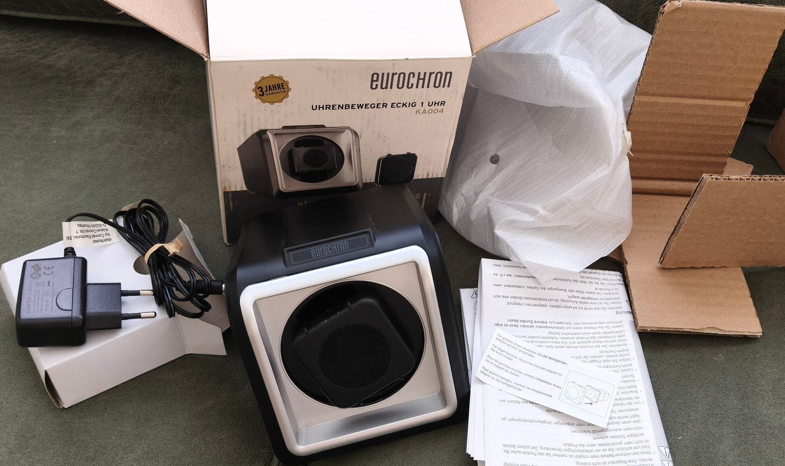 Horlogeopwinder nieuwe in doos, Ophalen of Verzenden, Nieuw, Zwart, Android