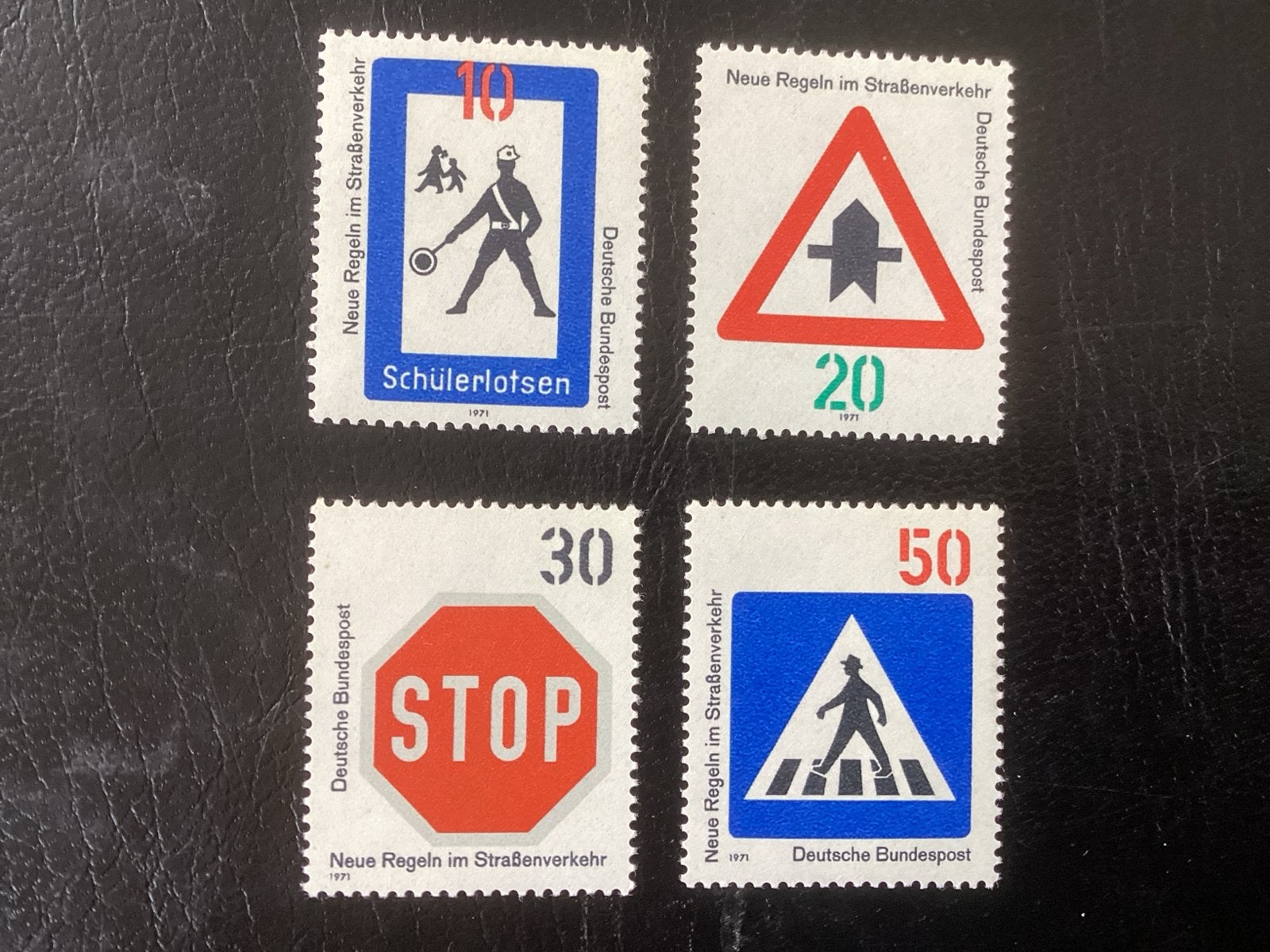 Duitse postzegels postfris 665/668, Ophalen of Verzenden, Na 1940, Gestempeld